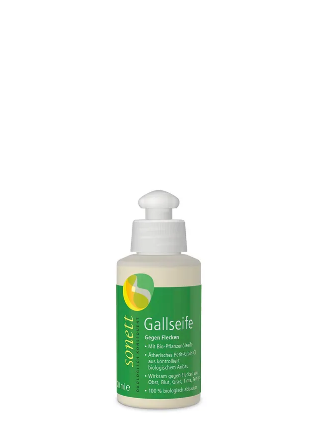 sonett-gallseife-fl-ssig-120-ml-bio-fleckentferner-waschverst-rker image 1
