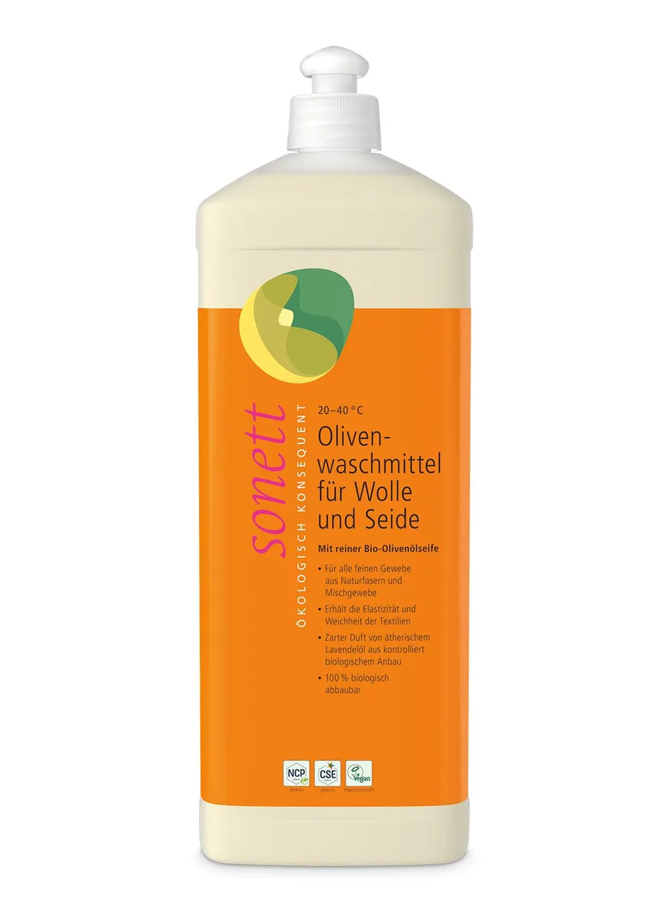 sonett-olivenwaschmittel-f-r-wolle-und-seide-1-liter-fl-ssig-feinwaschmittel-auf image 1