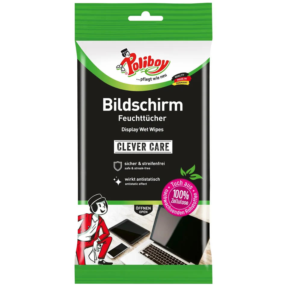 poliboy-bildschirm-feuchtt-cher-30-st-ck-displayreiniger-t-cher-mit-antistatik-e image 1