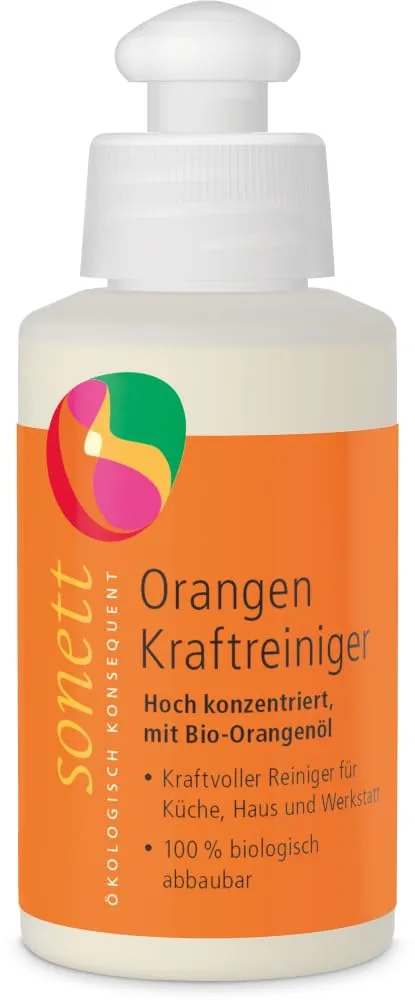 sonett-orangen-kraftreiniger-120-ml-hochkonzentrierter-reiniger-mit-bio-orangen- image 1