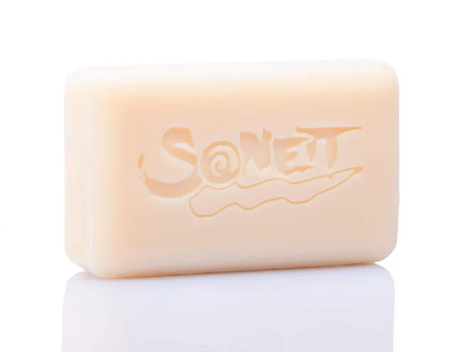 sonett-kernseife-st-ck-100-g-milde-duftfreie-kernseife-aus-bio-pflanzen-len-vega image 1