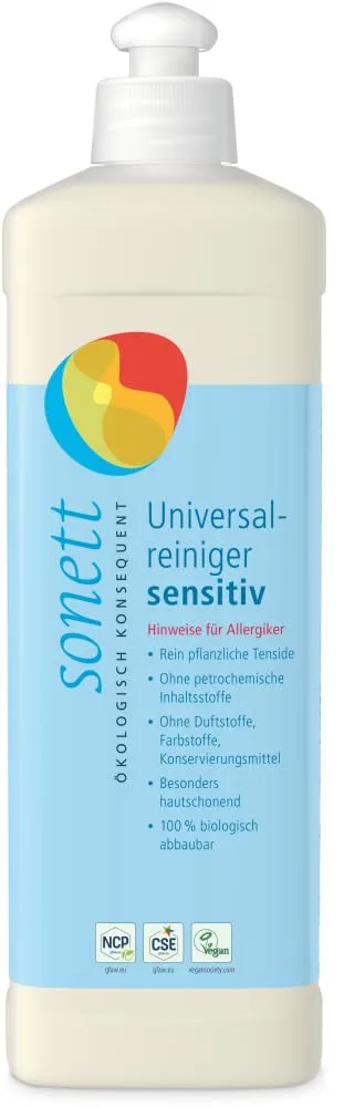 sonett-universalreiniger-sensitiv-500-ml-rein-pflanzliche-tenside-100-biologisch image 1