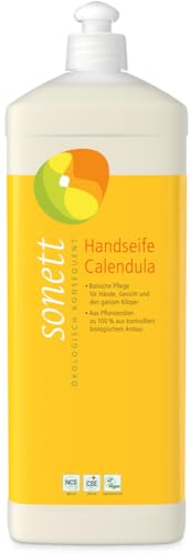 sonett-handseife-calendula-bio-fl-ssigseife-1-liter-nachf-llflasche-f-r-h-nde-ge image 6