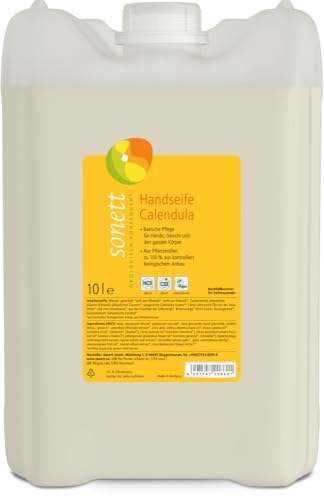 sonett-handseife-calendula-bio-fl-ssigseife-1-liter-nachf-llflasche-f-r-h-nde-ge image 7