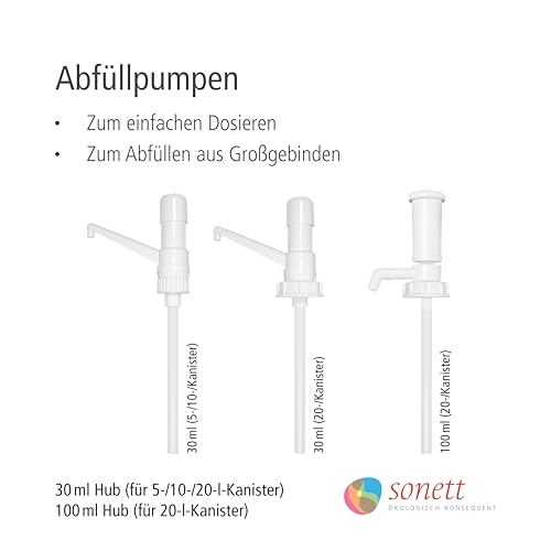 sonett-abf-llpumpe-f-r-5-l-10-l-kanister-hub-30-ml-praktischer-dosierhelfer image 7
