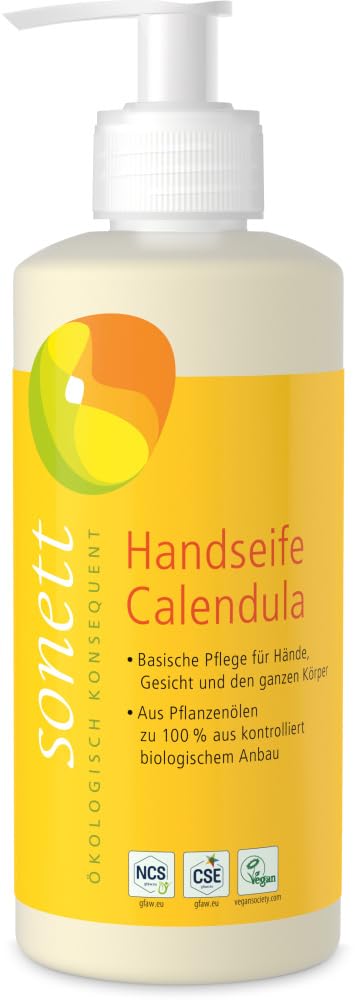sonett-handseife-calendula-bio-fl-ssigseife-1-liter-nachf-llflasche-f-r-h-nde-ge image 3