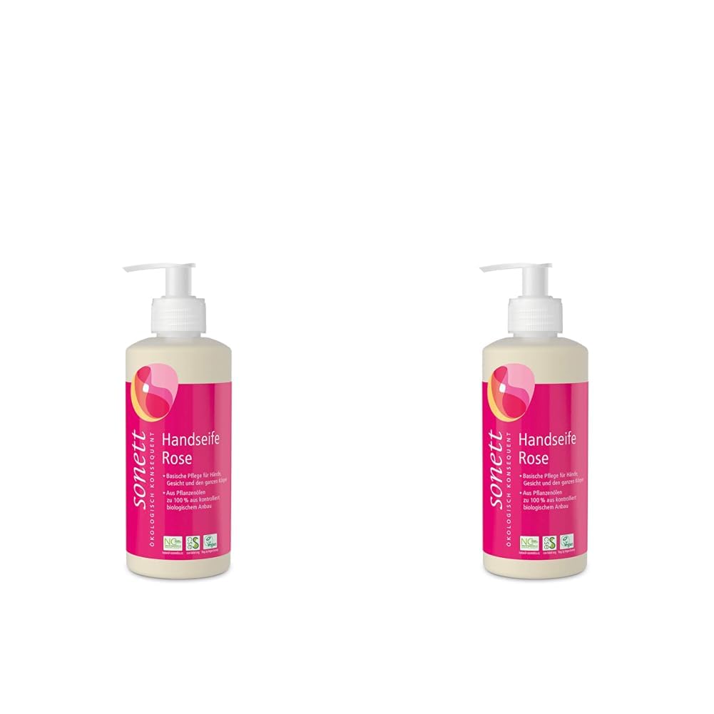 sonett-handseife-rose-300-ml-vegane-bio-fl-ssigseife-aus-kontrolliert-biologisch image 5