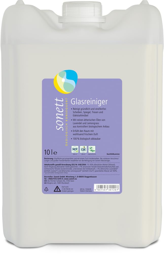sonett-glasreiniger-1-liter-bio-glasreiniger-mit-lavendel-und-lemongrass-l-strei image 2