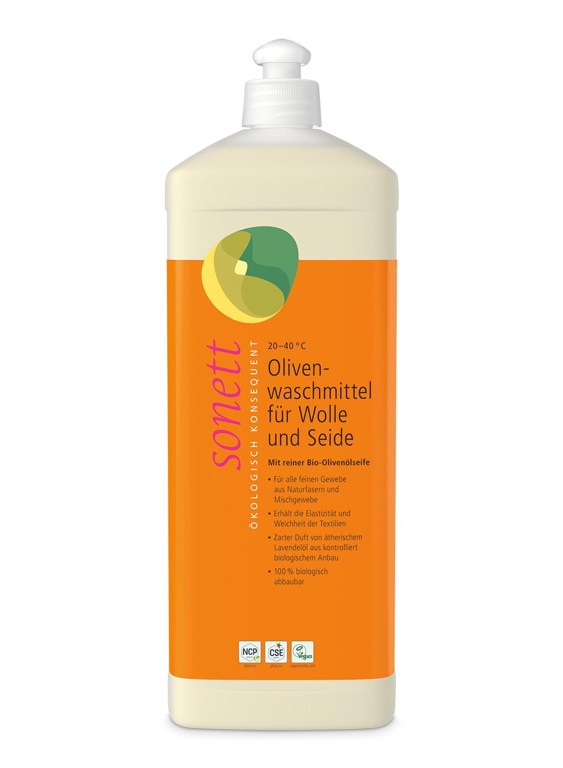 sonett-olivenwaschmittel-f-r-wolle-und-seide-1-liter-fl-ssig-feinwaschmittel-auf image 1