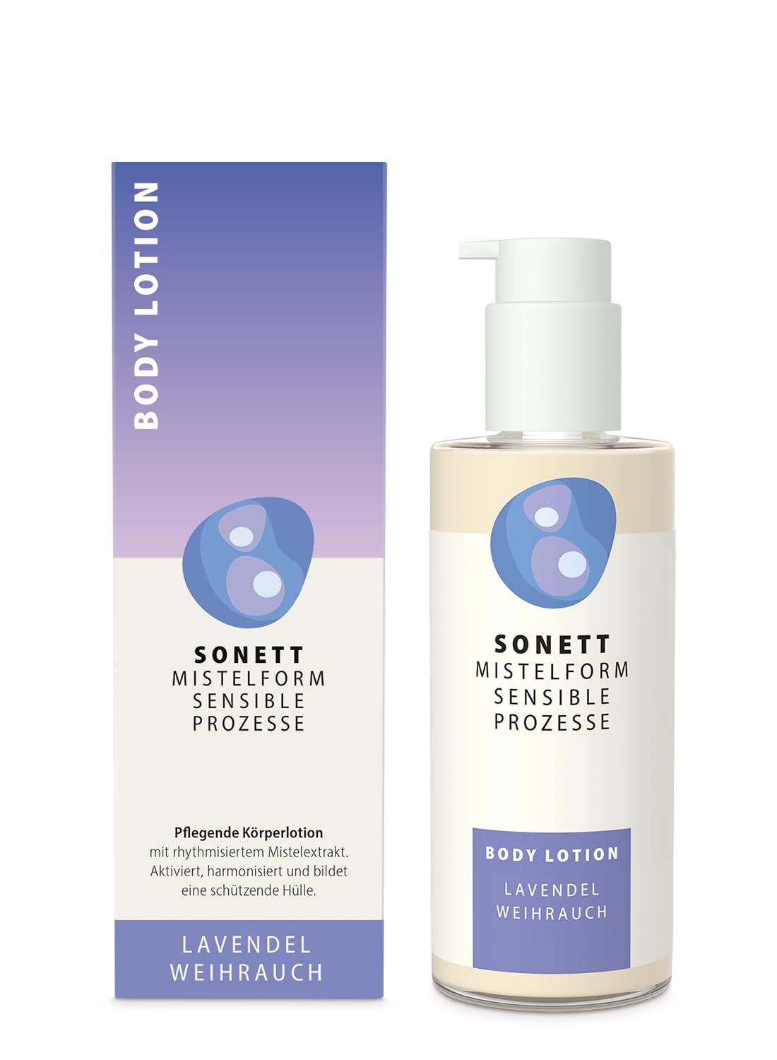 sonett-mistelform-sensible-prozesse-bodylotion-lavendel-weihrauch-145-ml-erfrisc image 1