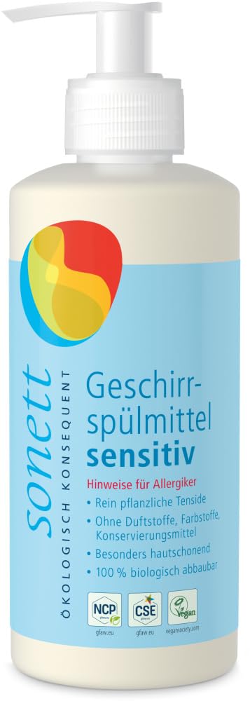 sonett-geschirrsp-lmittel-sensitiv-300-ml-konzentriertes-duftfreies-handsp-lmitt image 1