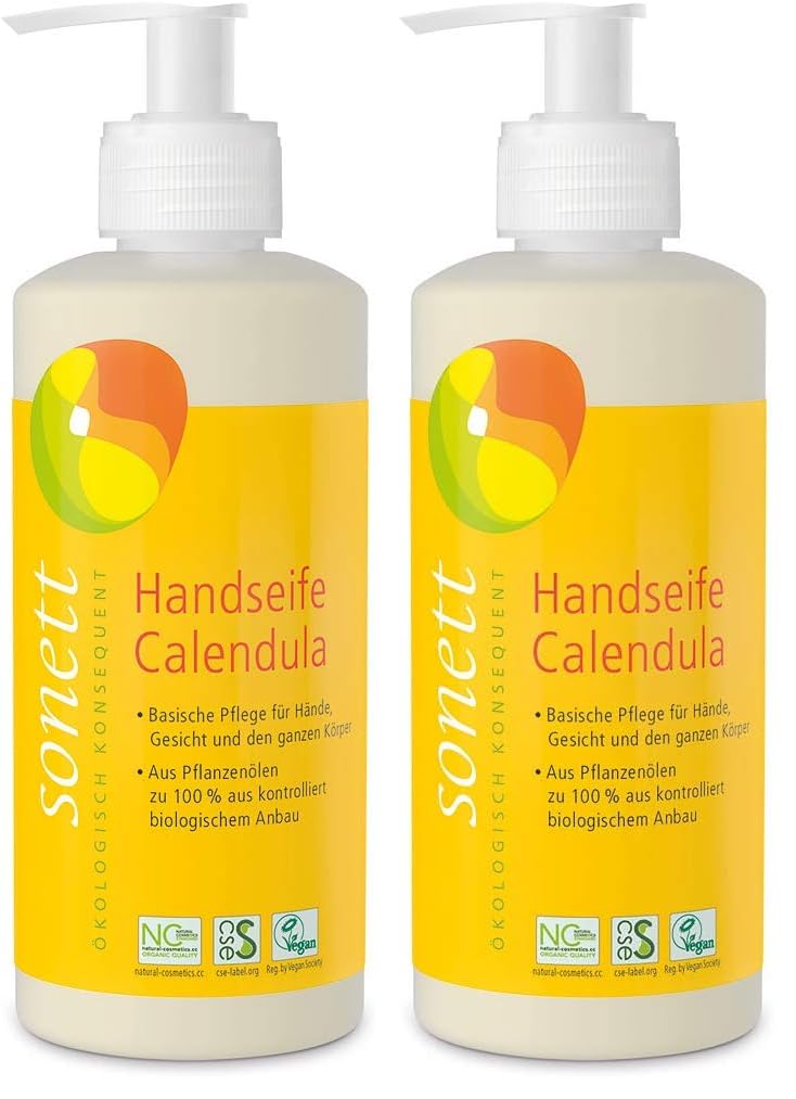 sonett-handseife-calendula-bio-fl-ssigseife-1-liter-nachf-llflasche-f-r-h-nde-ge image 5