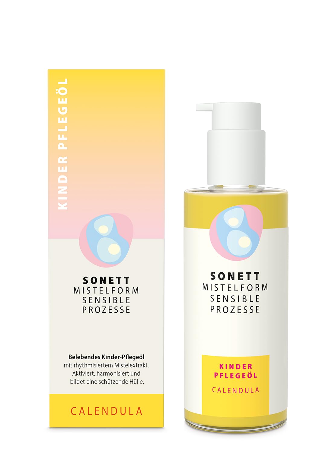 sonett-mistelform-kinder-pflege-l-calendula-145-ml-n-hrendes-bio-pflege-l-mit-rh image 1