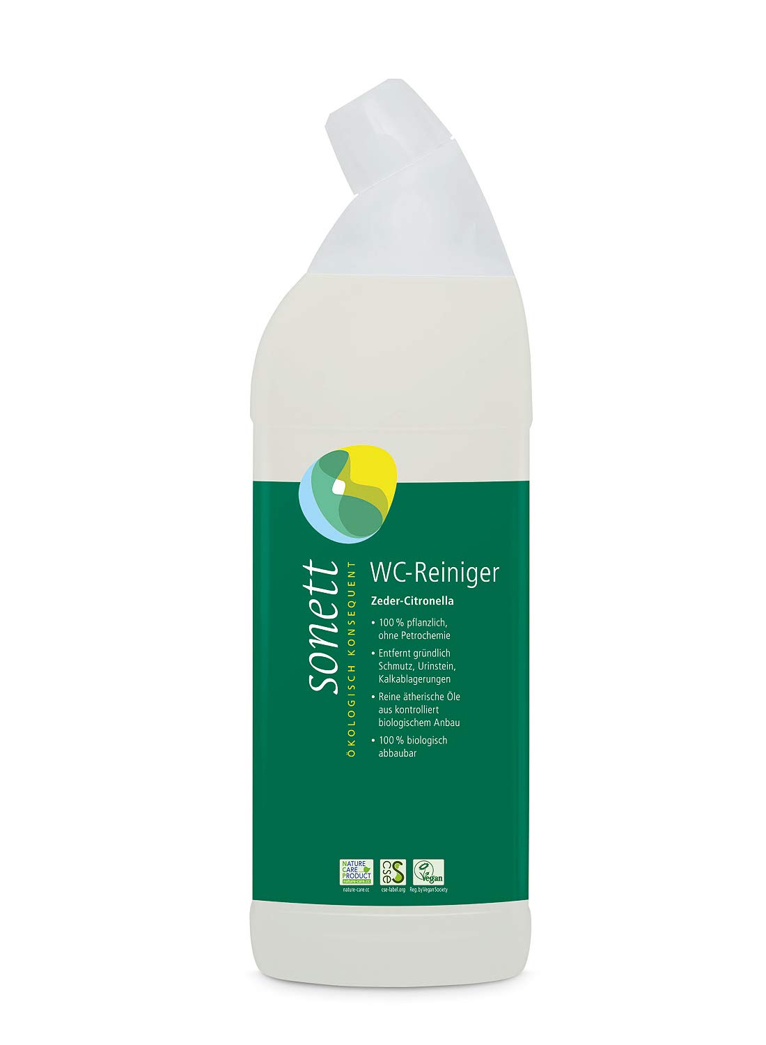sonett-wc-reiniger-zeder-citronella-pflanzlicher-wc-reiniger-750-ml-kl-ranlagenf image 1