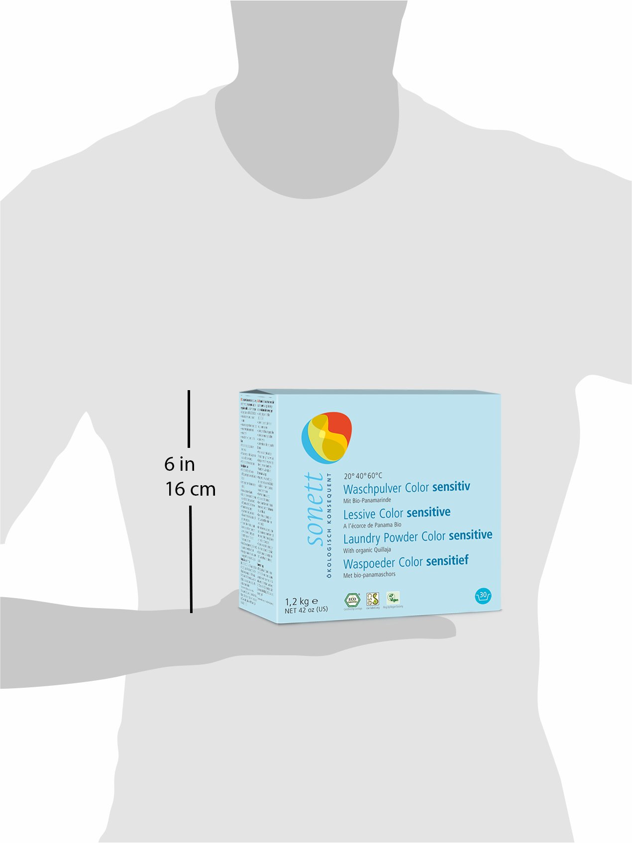 sonett-waschpulver-color-sensitiv-1-2-kg-farbschonendes-bio-waschpulver-mit-pana image 3