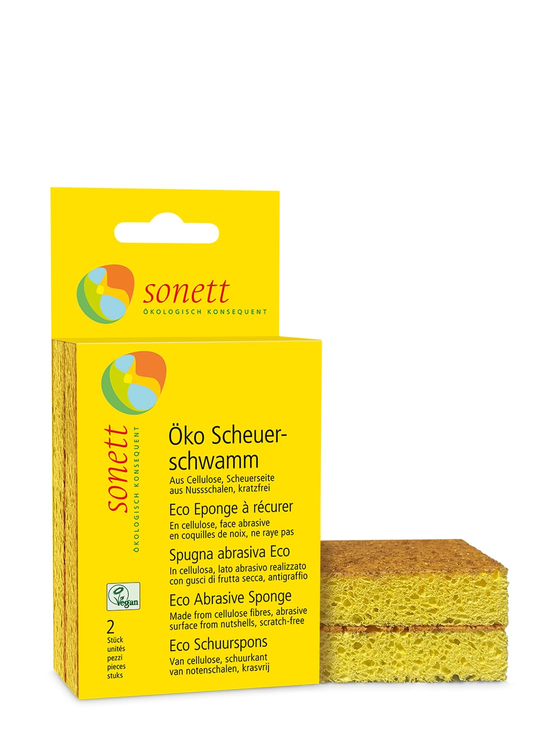 sonett-ko-reinigungsschwamm-scheuerschwamm-aus-cellulose-mandel-schalen-vegan-kr image 1