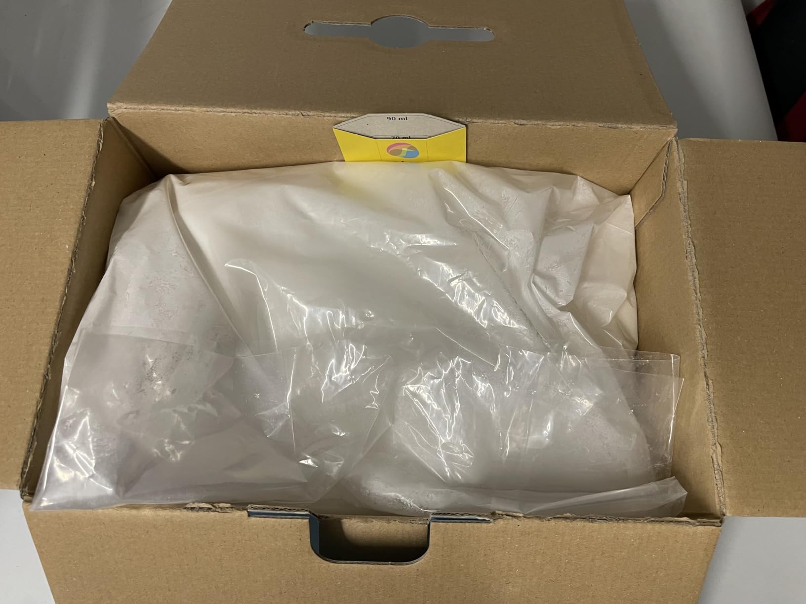 Packung war bei Ankunft beschädigt