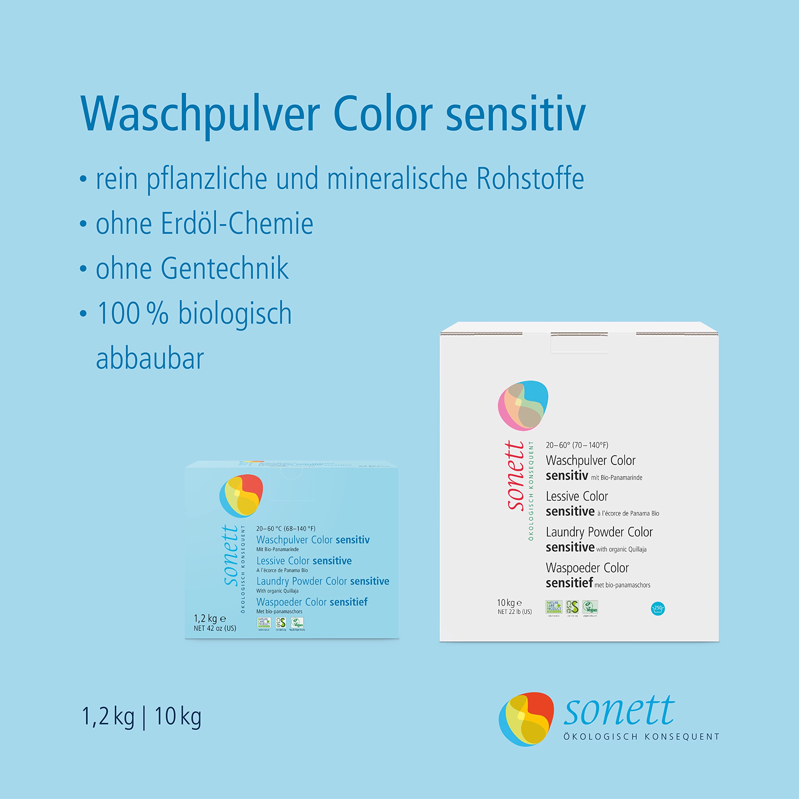 sonett-waschpulver-color-sensitiv-1-2-kg-farbschonendes-bio-waschpulver-mit-pana image 4